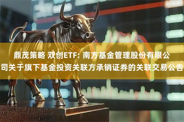 鼎茂策略 双创ETF: 南方基金管理股份有限公司关于旗下基金投资关联方承销证券的关联交易公告
