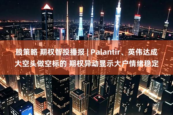 股策略 期权智投播报 | Palantir、英伟达成大空头做空标的 期权异动显示大户情绪稳定